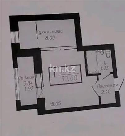 Продажа 1-комнатной квартиры, 30.6 м² - Продажа квартир в новостройках Астаны - страница 19 фото 1 из 1