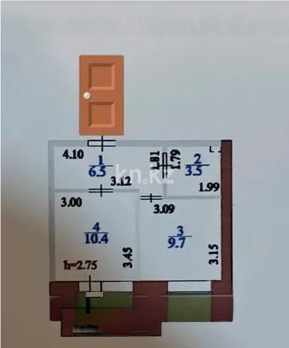 Продажа 1-комнатной квартиры, 32 м² в Астане