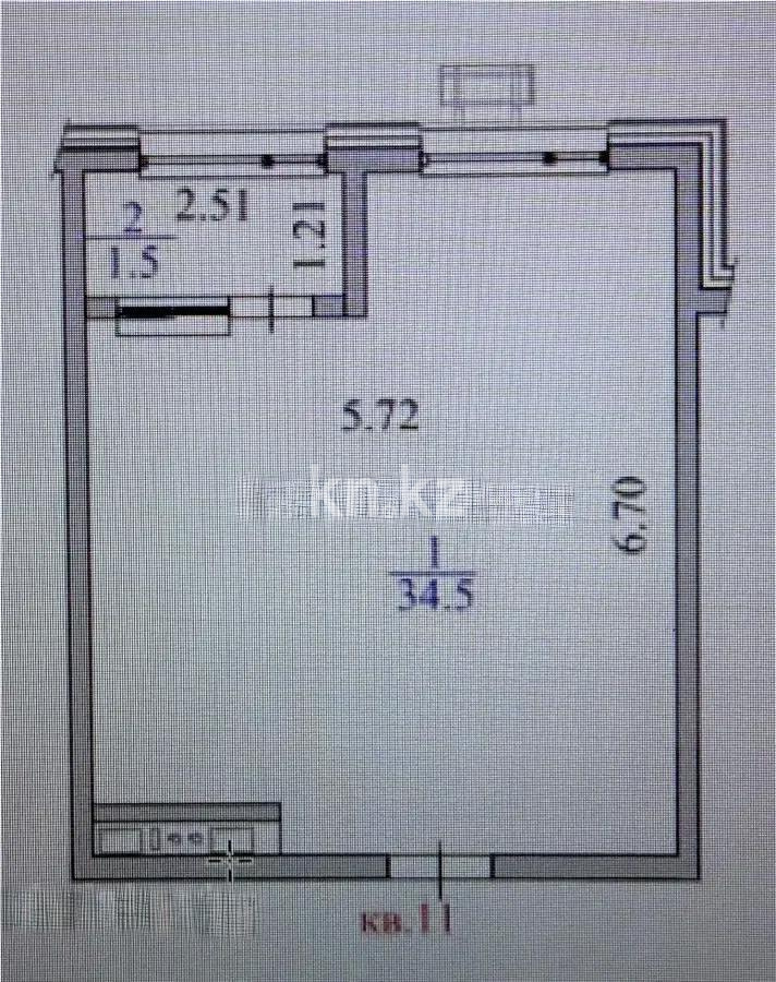 Продажа 1-комнатной квартиры, 36 м² в Алматы - фото 2