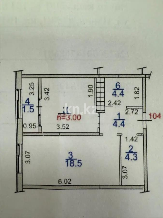 Продажа 2-комнатной квартиры, 44.7 м² - Продажа квартир в новостройках Алматы фото 1 из 1