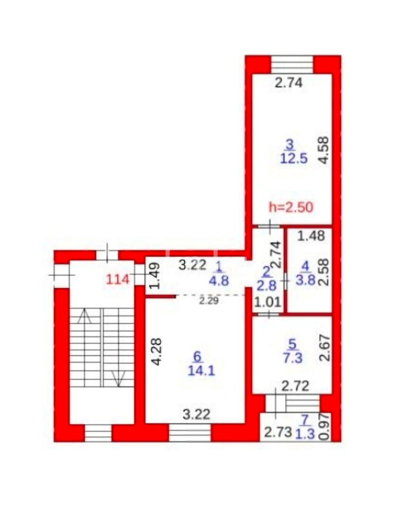 Продажа 2-комнатной квартиры, 46.4 м² - Продажа двухкомнатных квартир от собственников в Караганде - страница 38 фото 10 из 12
