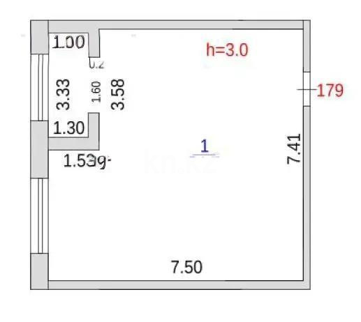 Продажа 1-комнатной квартиры, 54 м² - Продажа однокомнатных квартир в Караганде - страница 3 фото 4 из 4