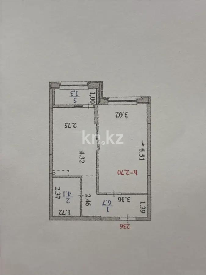 Продажа 1-комнатной квартиры, 40 м² - Продажа квартир в Астане в р-не Сарайшык - страница 5 фото 5 из 5
