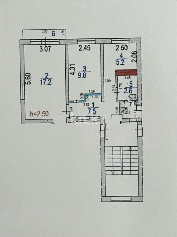 Продажа 2-комнатной квартиры, 43 м² - Продажа квартир в Абае фото 5 из 5