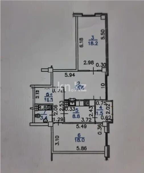 Продажа 3-комнатной квартиры, 75 м² в Алматы - фото 6
