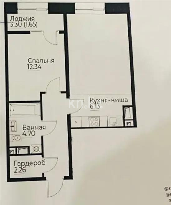 Продажа 2-комнатной квартиры, 51 м², ул. Навои, дом  30а/1 в Алматы - фото 2