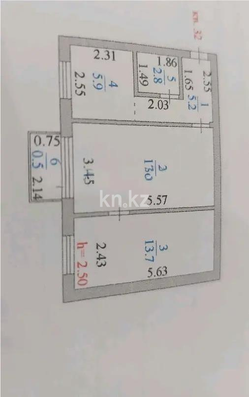 Продажа 2-комнатной квартиры, 45 м² - Продажа квартир от собственников в Астане - страница 2 фото 1 из 1