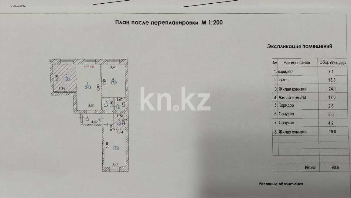 Продажа 3-комнатной квартиры, 91 м² в Астане - фото 15