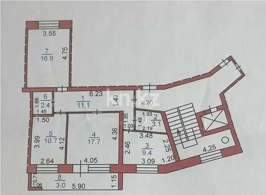 Продажа 3-комнатной квартиры, 74 м² в Караганде - фото 15