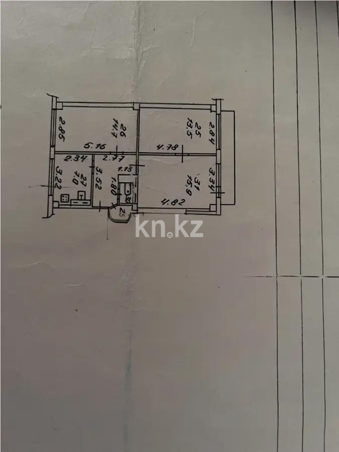 Продажа 3-комнатной квартиры, 61 м² - Продажа квартир в Турксибском р-не Алматы - страница 3 фото 4 из 4