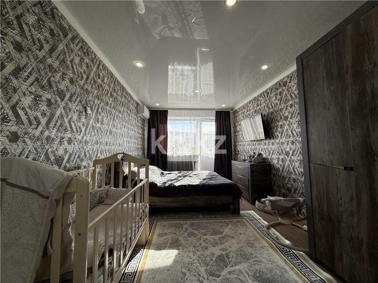 Продажа 2-комнатной квартиры, 44 м², ул. Гапеева - Продажа  однокомнатных, двухкомнатных, трехкомнатных квартир в Караганде фото 1 из 10