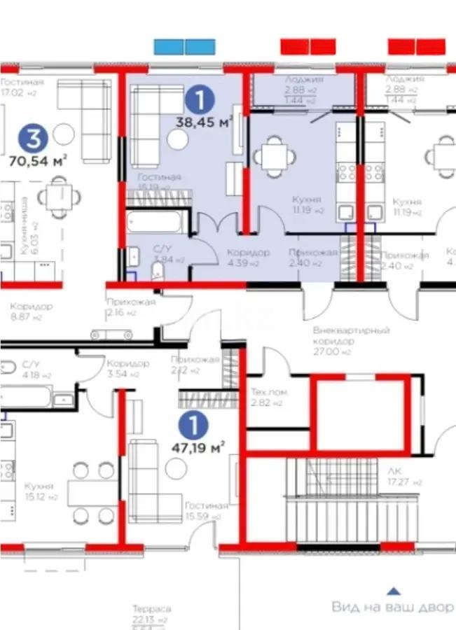 Продажа 1-комнатной квартиры, 38.5 м² - Недвижимость в Алматы - страница 23 фото 1 из 1