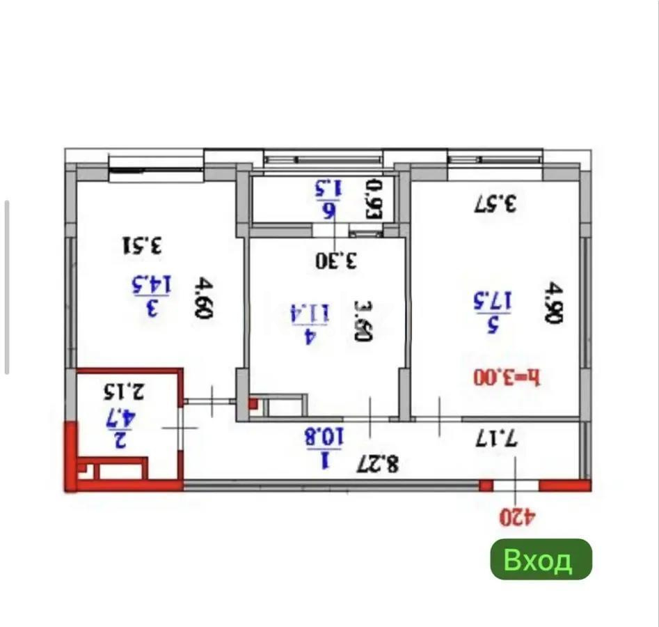 Продажа 2-комнатной квартиры, 60 м², ул. Сыганак, дом  4 стр в Астане