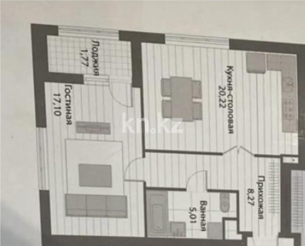 Продажа 2-комнатной квартиры, 54 м², ул. Керей, Жанибек хандар, дом  46 в Астане - фото 6