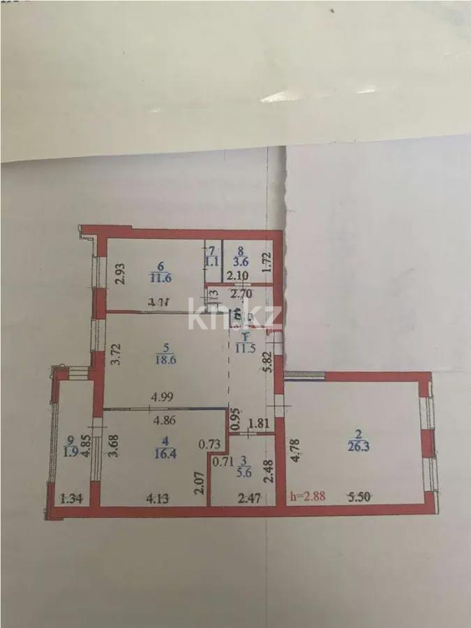 Продажа 3-комнатной квартиры, 100 м², ул. Бокейхана, дом  27 в Астане - фото 6