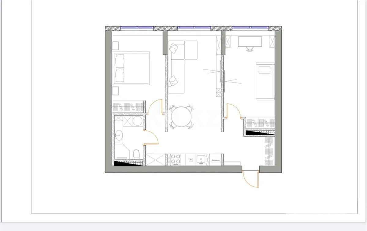 Продажа 3-комнатной квартиры, 71.2 м², пр. Сейфуллина, дом  416 - Продажа квартир в Алматы фото 1 из 1