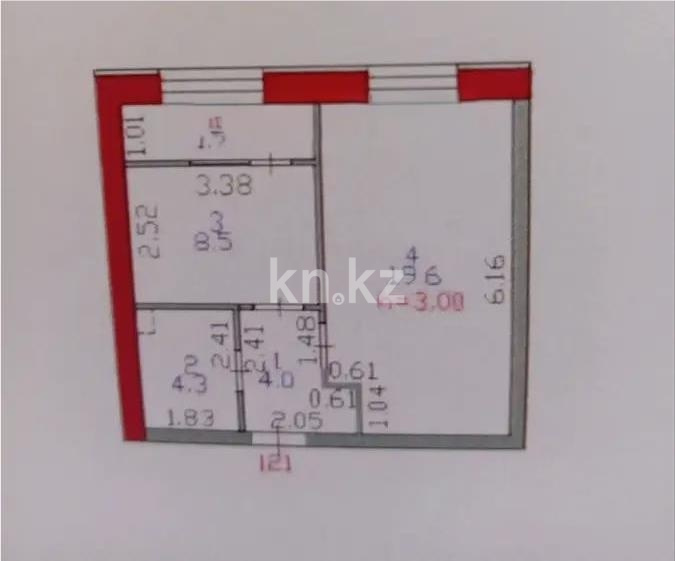 Продажа 1-комнатной квартиры, 38 м² - Аренда зданий в Акмолинской области фото 1 из 1