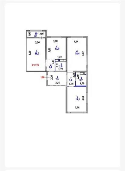 Продажа 3-комнатной квартиры, 84.3 м² - Продажа трехкомнатных квартир в Астане - страница 3 фото 1 из 1