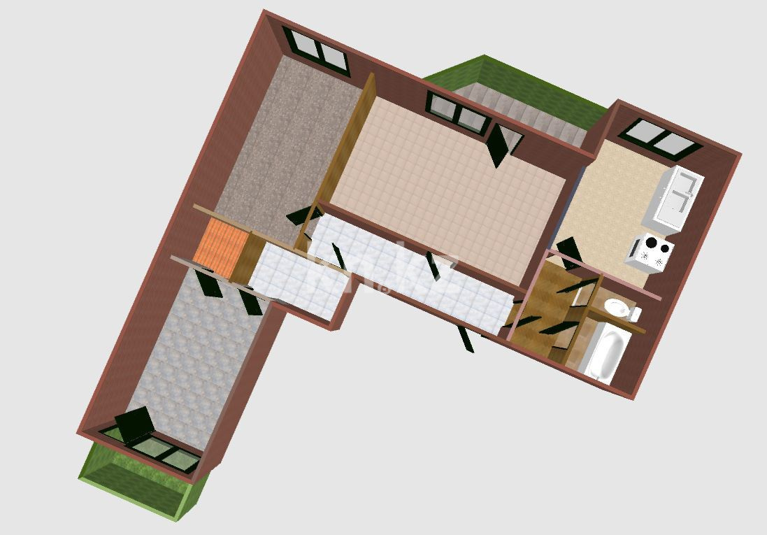 Продажа 3-комнатной квартиры, 94.9 м² - Продажа квартир в Казахстане - страница 23 фото 2 из 9