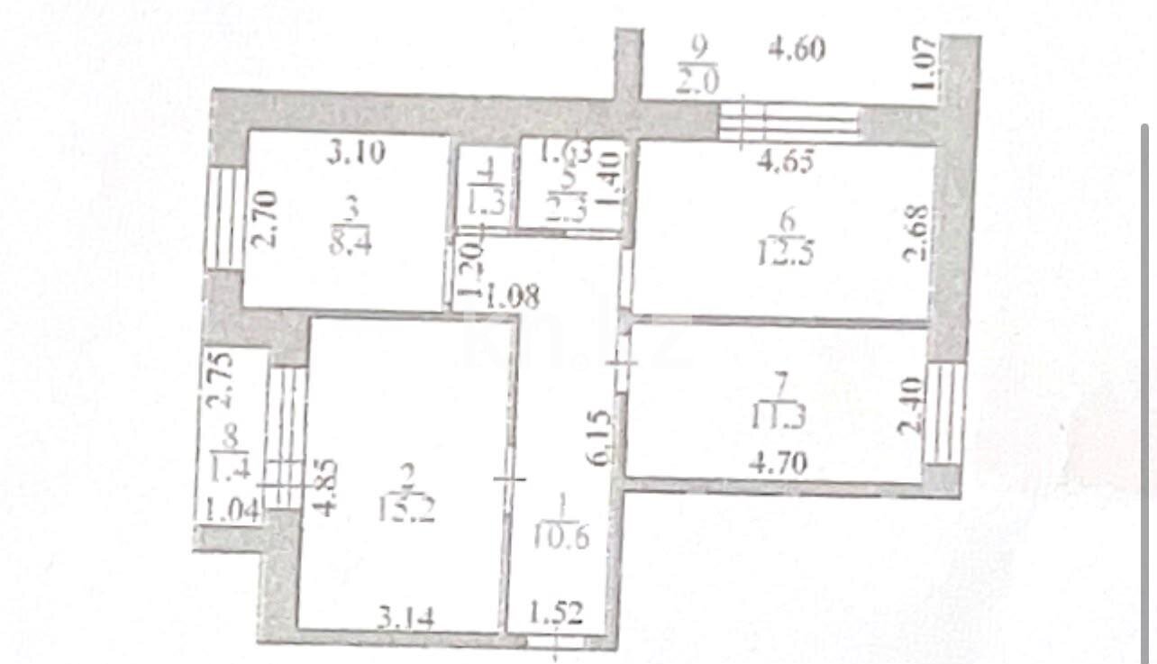 Продажа 3-комнатной квартиры, 65 м² в Караганде - фото 13