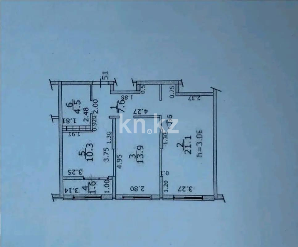 Продажа 2-комнатной квартиры, 60 м², ул. Ашимова, дом  1/5б - Продажа квартир в Казахстане фото 1 из 1