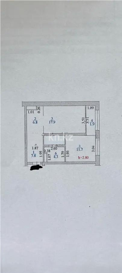 Продажа 2-комнатной квартиры, 50.2 м² в Алматы - фото 5
