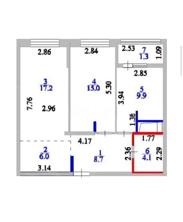 Продажа 3-комнатной квартиры, 63 м² в Астане - фото 8