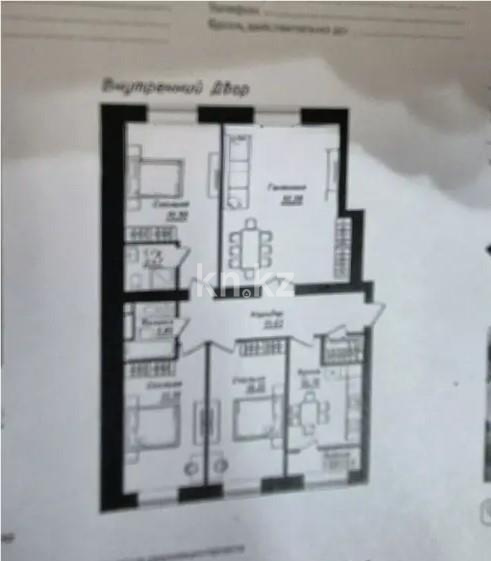 Продажа 4-комнатной квартиры, 123.4 м² - Продажа четырехкомнатных квартир в кирпичном доме в Астане фото 1 из 1