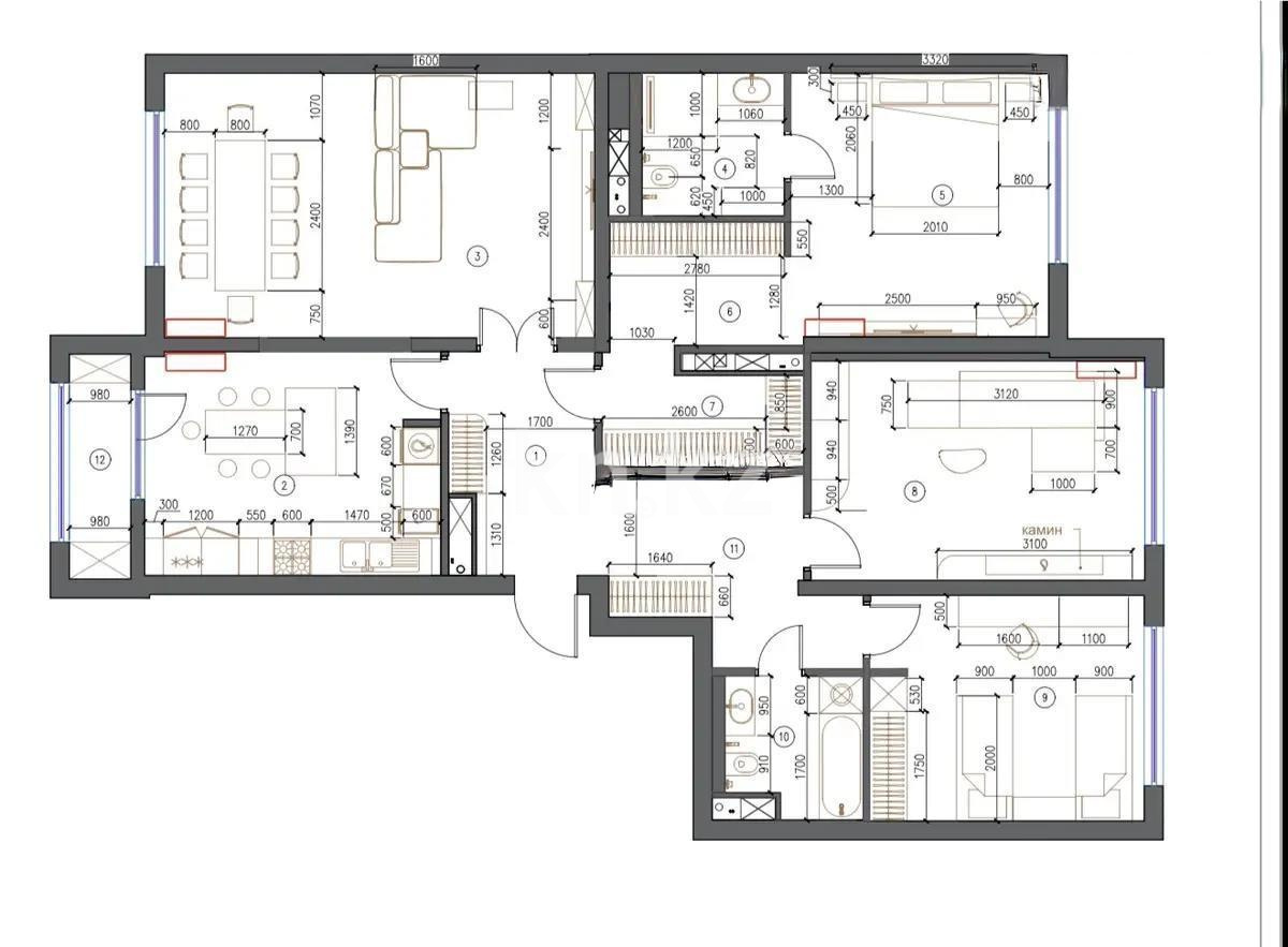 Продажа 4-комнатной квартиры, 140.5 м² - Продажа четырехкомнатных квартир в монолитно-каркасном доме в Алматы фото 1 из 1