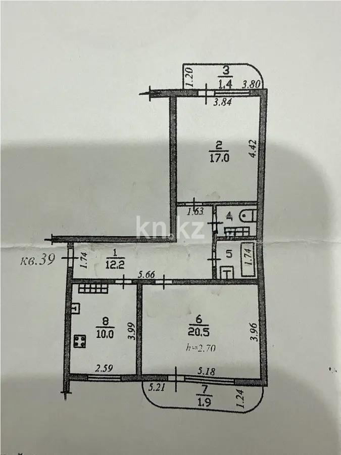 Продажа 2-комнатной квартиры, 69 м² в Алматы - фото 7