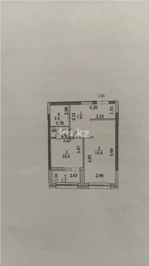 Продажа 1-комнатной квартиры, 39.7 м², пр. Мангилик Ел, дом  68 - Продажа  однокомнатных квартир в новостройках Астаны с фото фото 1 из 1