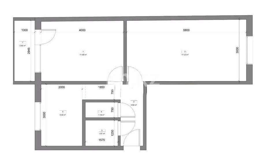 Продажа 2-комнатной квартиры, 43.4 м² в Астане - фото 5