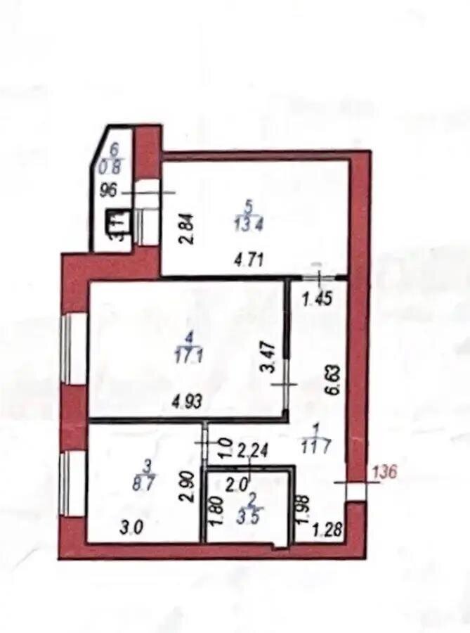Продажа 2-комнатной квартиры, 55.2 м² в Астане - фото 6