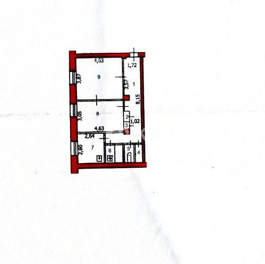 Продажа 2-комнатной квартиры, 60 м² - Продажа жилой и коммерческой недвижимости в Усть-Каменогорске фото 5 из 5