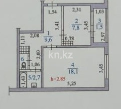 Продажа 1-комнатной квартиры, 40.7 м² в Алматы - фото 21