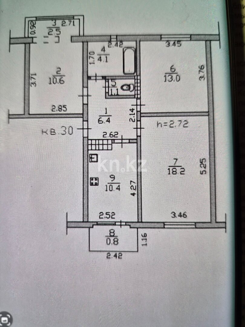 Продажа 3-комнатной квартиры, 67 м² в Алматы - фото 15