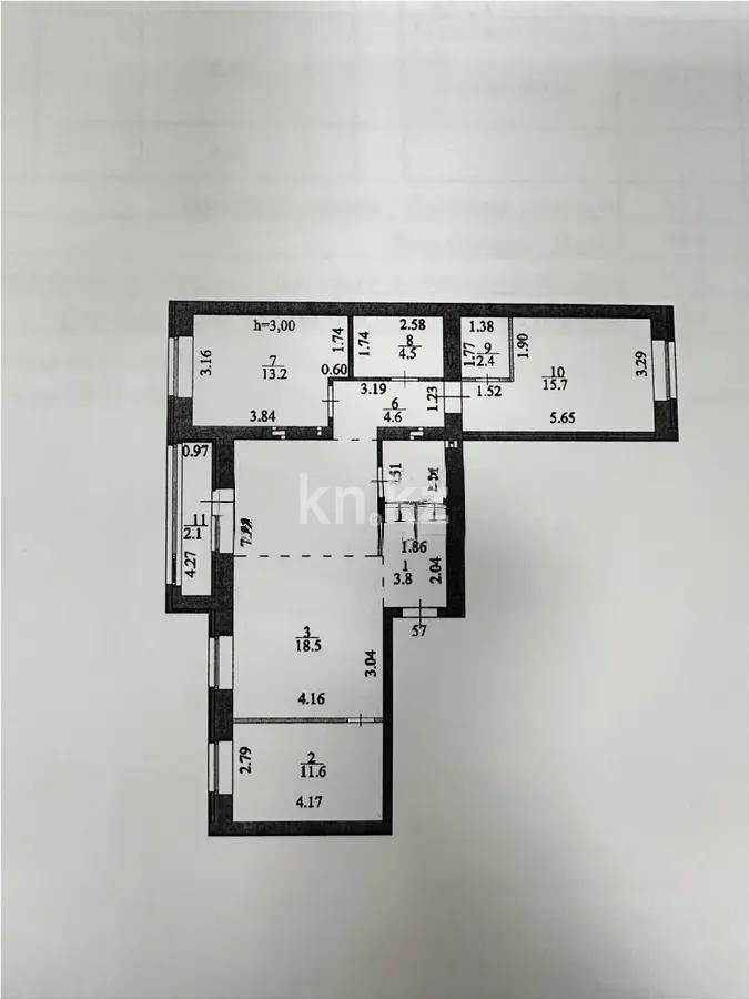 Продажа 4-комнатной квартиры, 96 м², ул. Жошы хана, дом  27 - Продажа  четырехкомнатных квартир в новостройках Астаны без посредников фото 7 из 7