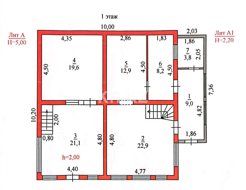 Продажа 5-комнатного дома, 178 м², Боралдай п. - Продажа домов, коттеджей в Алматинской области фото 28 из 30