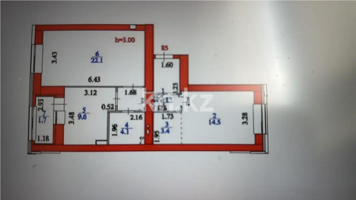 Продажа 3-комнатной квартиры, 65 м², ул. Сызганова, дом  1/1 - Продажа  трехкомнатных квартир в Астане без посредников фото 1 из 1