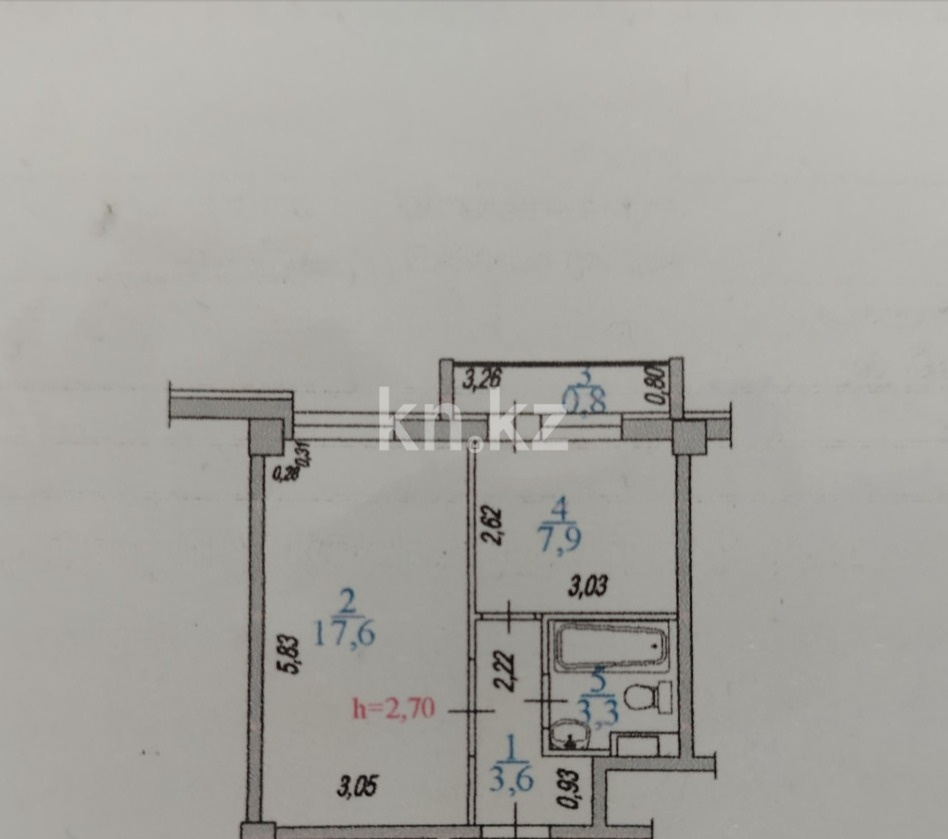 Продажа 2-комнатной квартиры, 33 м², ул. Северное Кольцо в Алматы - фото 3