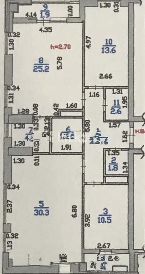 Продажа 3-комнатной квартиры, 104 м² в Алматы