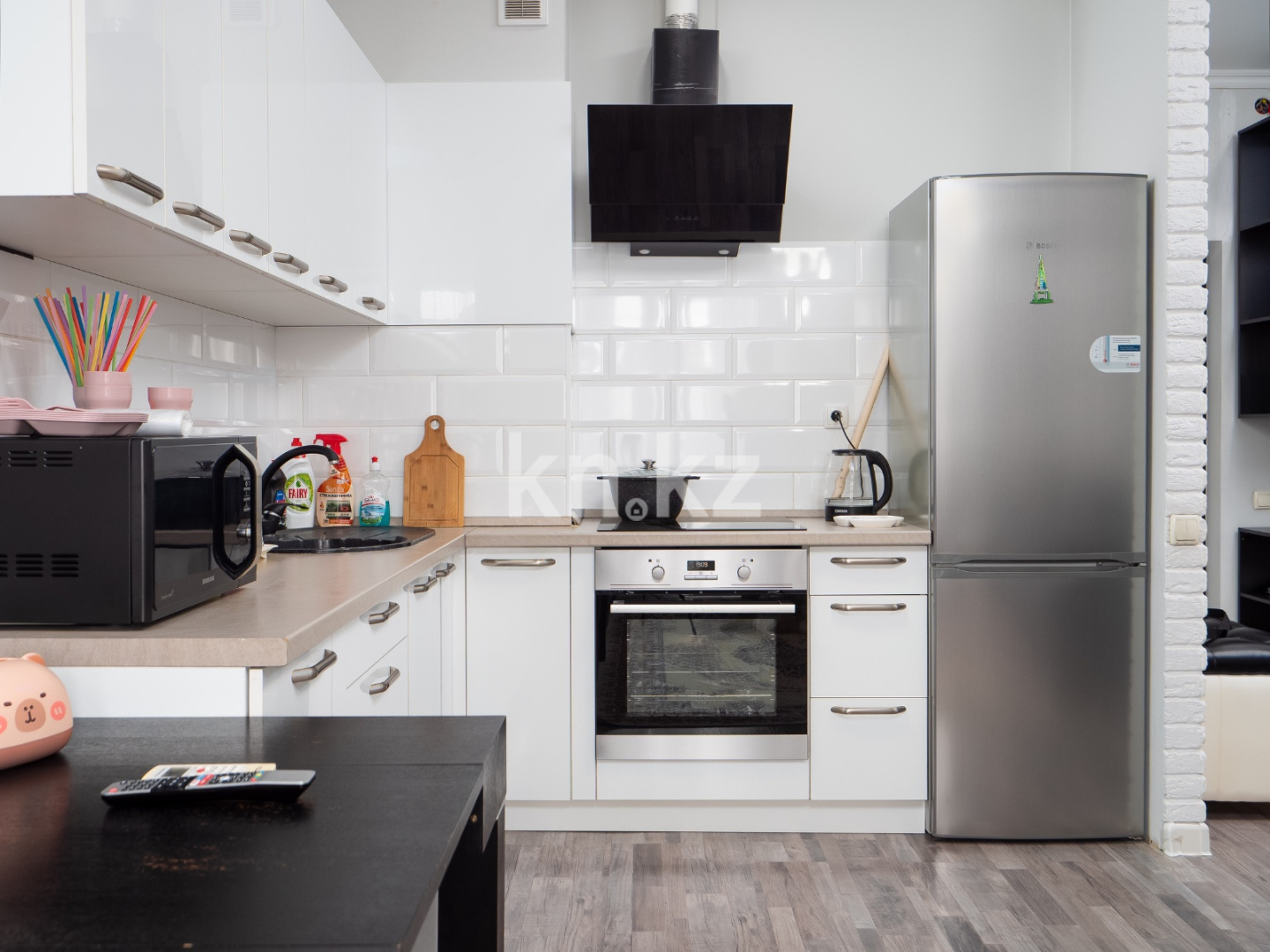 Аренда 2-комнатной квартиры посуточно, 57 м², ул. Навои, дом  208/8 - ул. Торайгырова - Аренда  двухкомнатных квартир посуточно в Алматы фото 14 из 24