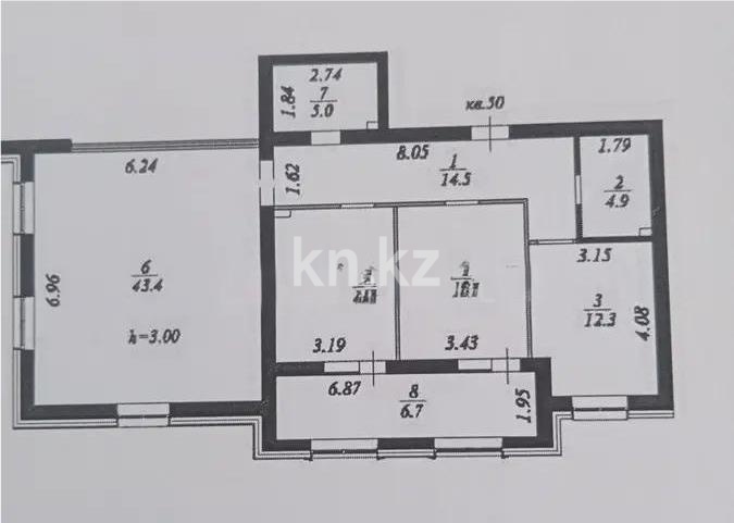 Продажа 4-комнатной квартиры, 114 м² в Астане