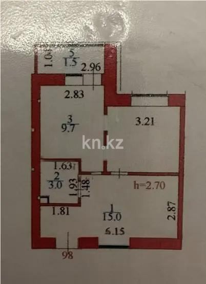 Продажа 2-комнатной квартиры, 38.6 м² - Недвижимость в Казахстане - страница 29 фото 5 из 5