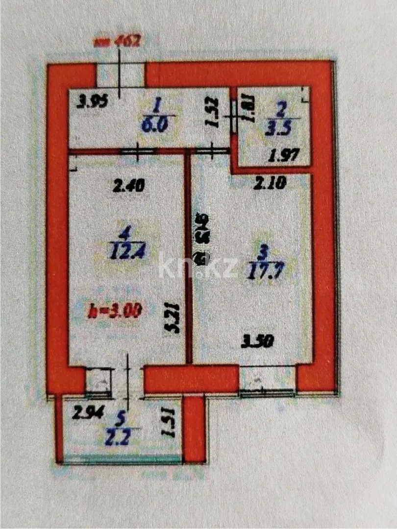Продажа 1-комнатной квартиры, 42 м² - Недвижимость в Казахстане - страница 3 фото 1 из 1