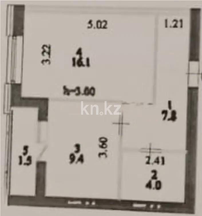Продажа 1-комнатной квартиры, 38.8 м² в Астане - фото 2