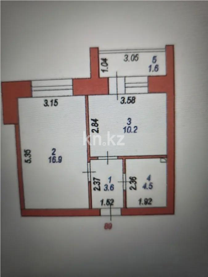 Продажа 1-комнатной квартиры, 39 м², ул. Нарикбаева, дом  9 - Продажа  однокомнатных квартир в Астане без посредников с фото фото 5 из 5