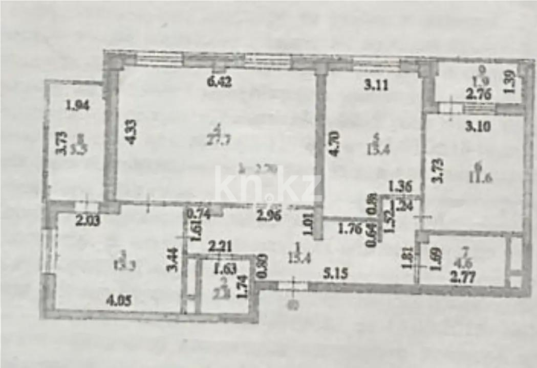 Продажа 3-комнатной квартиры, 94.2 м² - Продажа трехкомнатных квартир от собственников в Астане - страница 9 фото 7 из 7