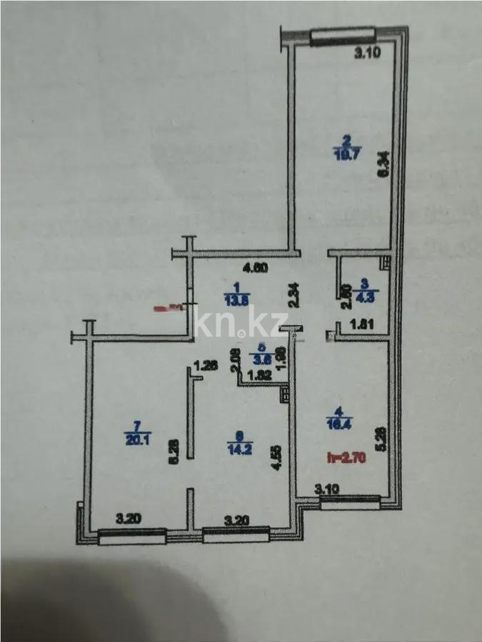 Продажа 3-комнатной квартиры, 92 м² - Продажа трехкомнатных квартир от собственников в Алматы - страница 37 фото 1 из 1