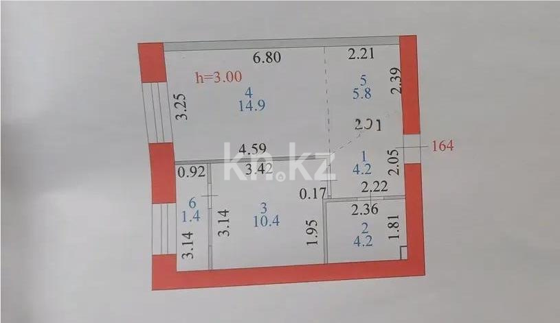 Продажа 2-комнатной квартиры, 40.9 м² - Продажа квартир в новостройках Астаны фото 6 из 6